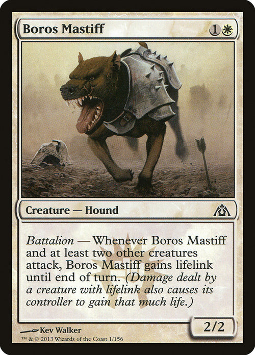 Card Scan of Boros Mastiff | DGM
