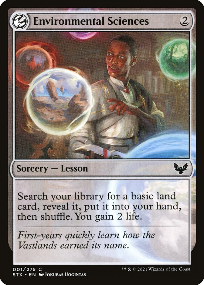 Card Scan of Environmental Sciences | STX