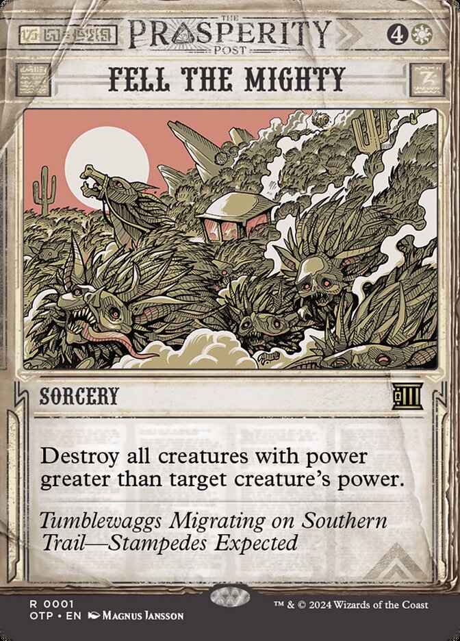 Card Scan of Fell the Mighty | OTP
