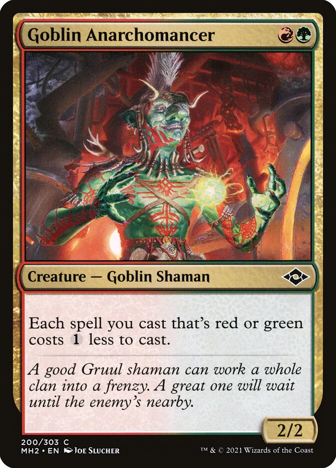 Card Scan of Goblin Anarchomancer | MH2