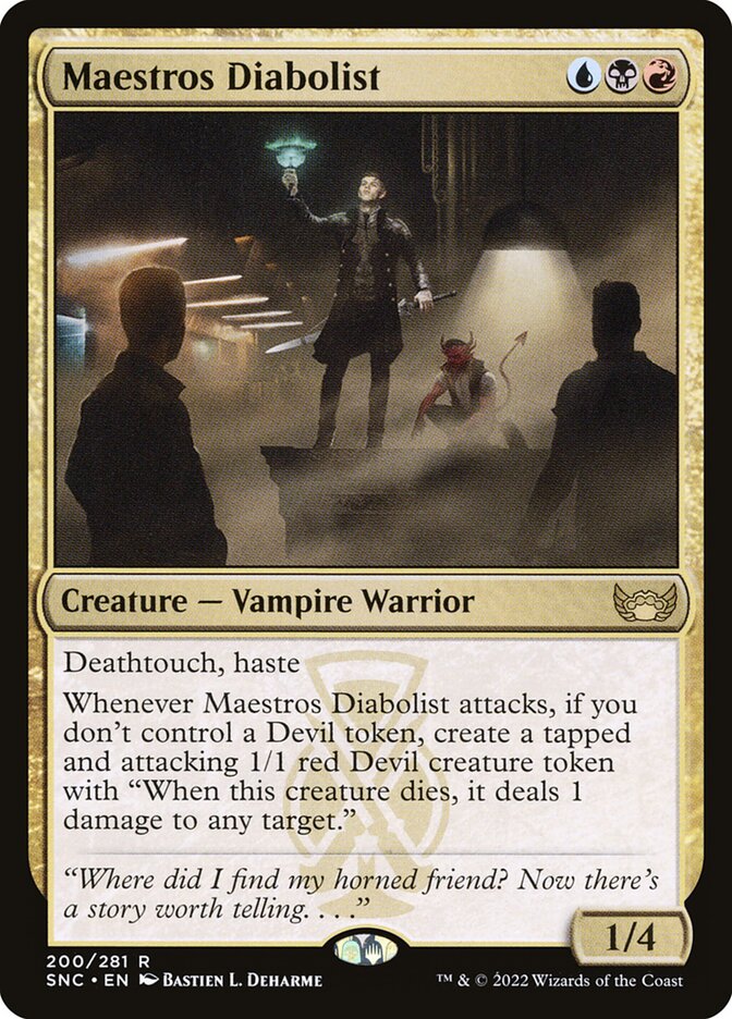 Maestros Diabolist | SNC (Foil) - Card Scan