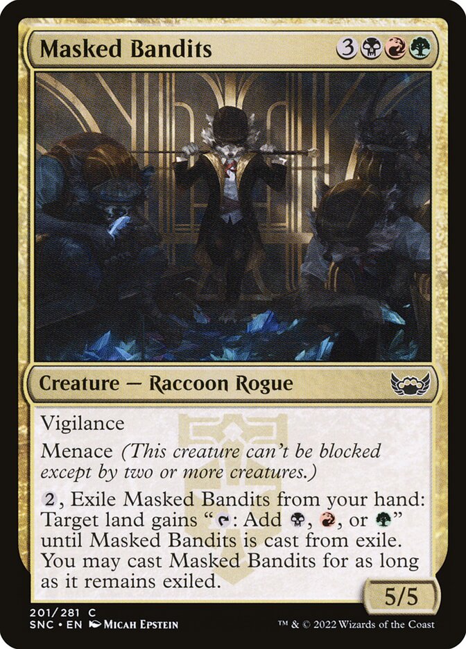 Masked Bandits | SNC (Foil) - Card Scan