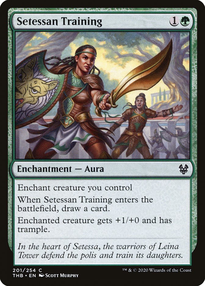 Card Scan of Setessan Training | THB