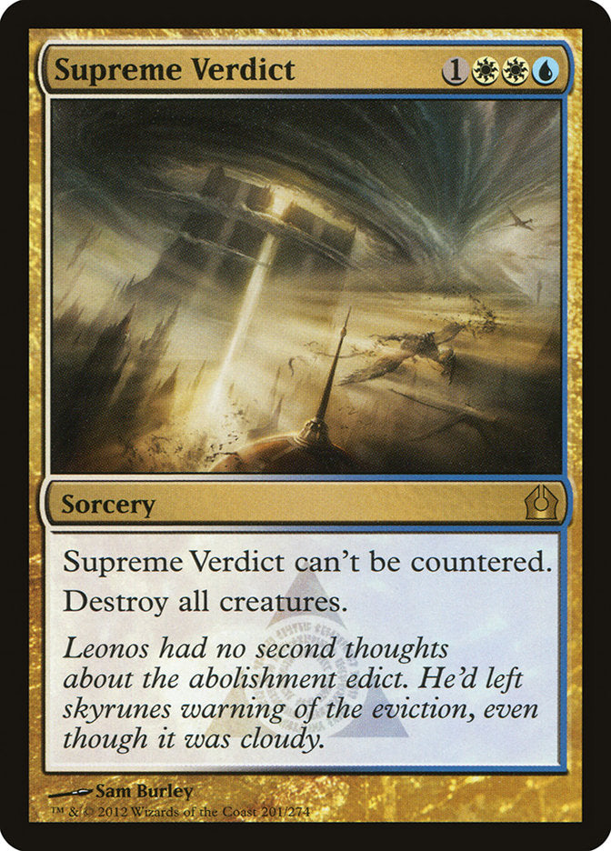 Supreme Verdict | RTR