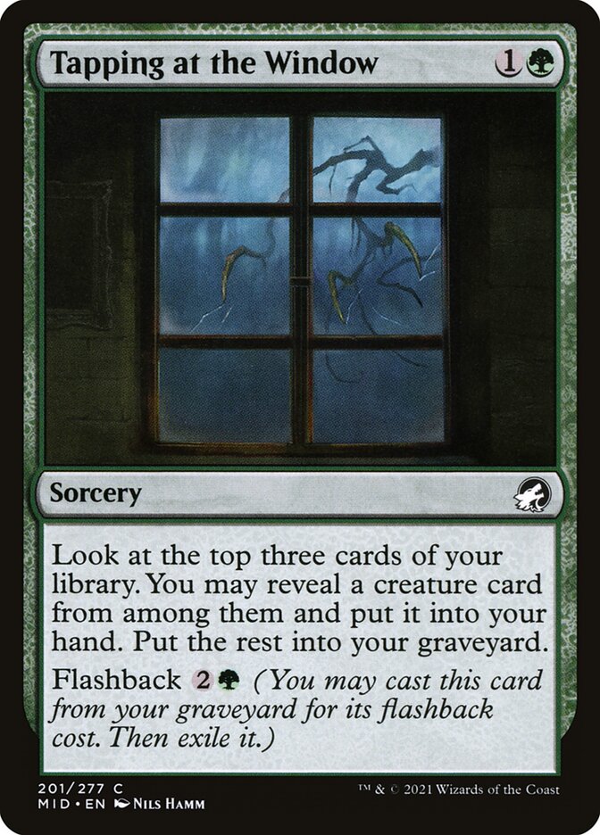 Card Scan of Tapping at the Window | MID