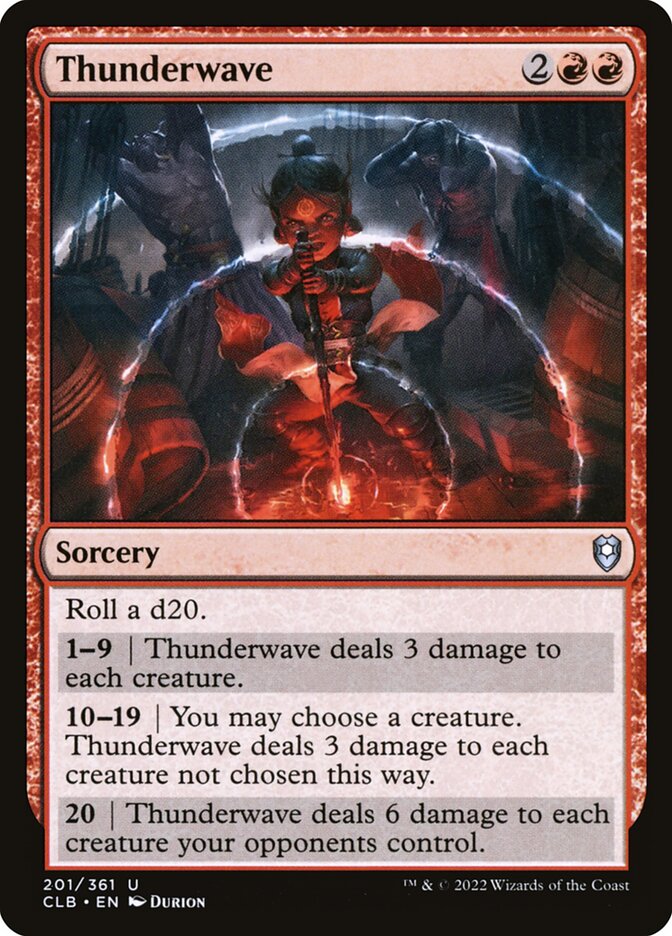 Card Scan of Thunderwave | CLB
