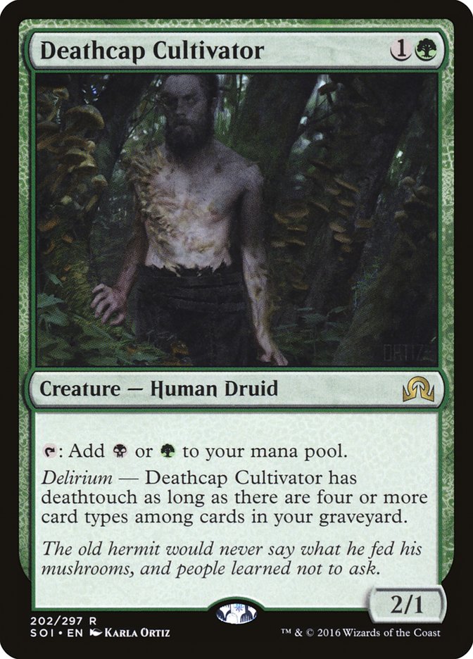Card Scan of Deathcap Cultivator | SOI