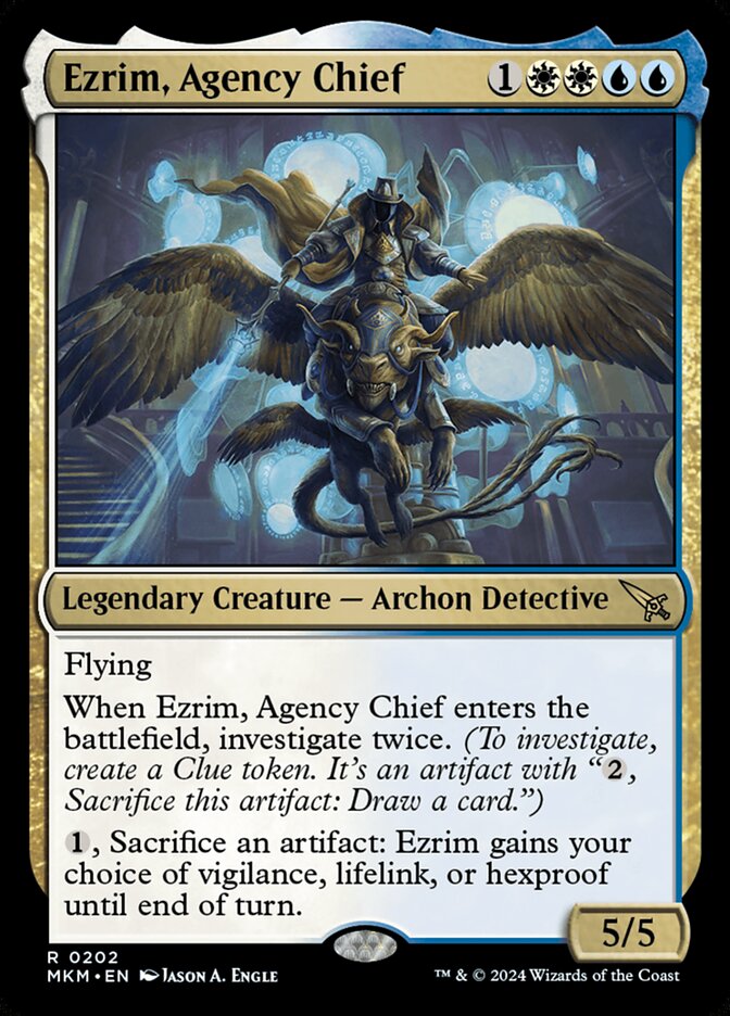 Card Scan of Ezrim, Agency Chief | MKM
