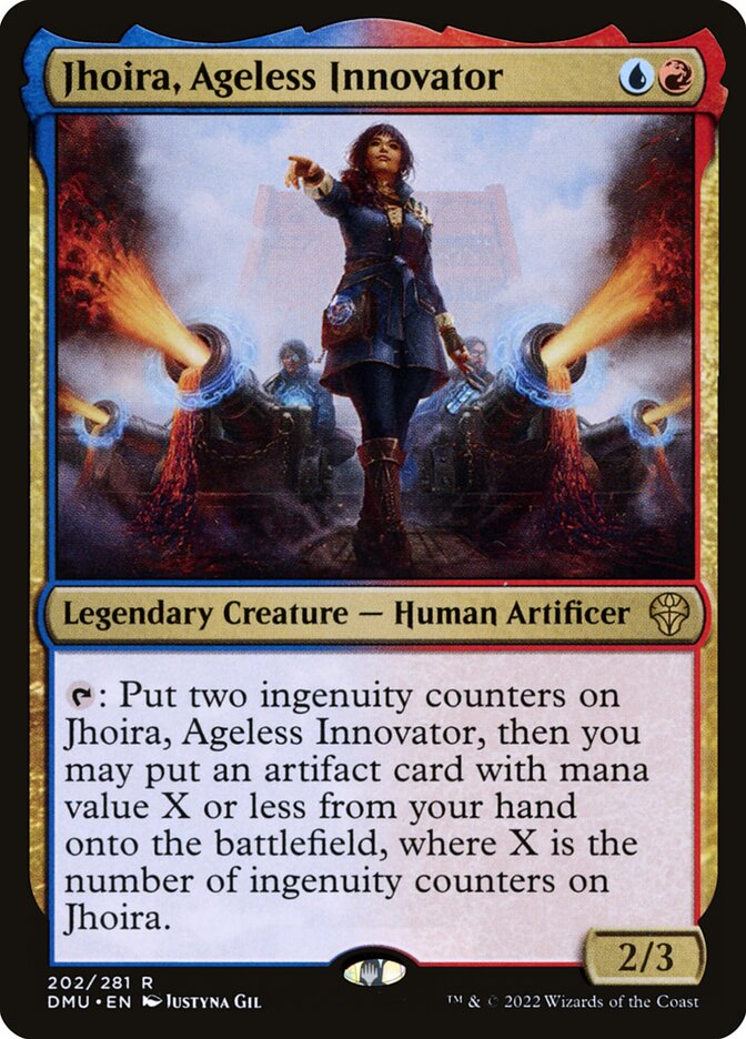 Card Scan of Jhoira, Ageless Innovator | DMU