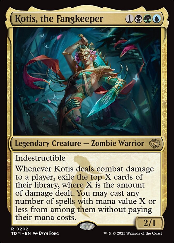 Card Scan of Kotis, the Fangkeeper | TDM