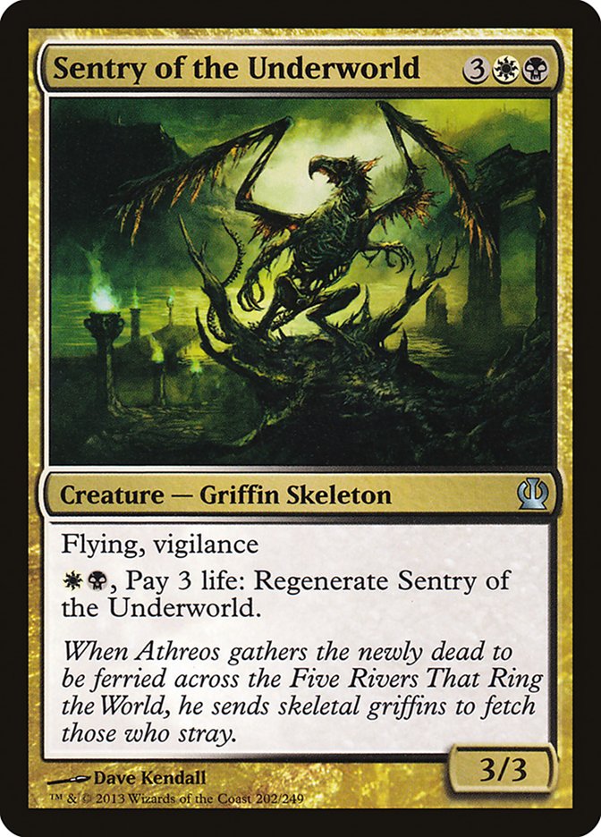 Card Scan of Sentry of the Underworld | THS