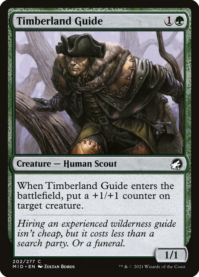 Card Scan of Timberland Guide | MID