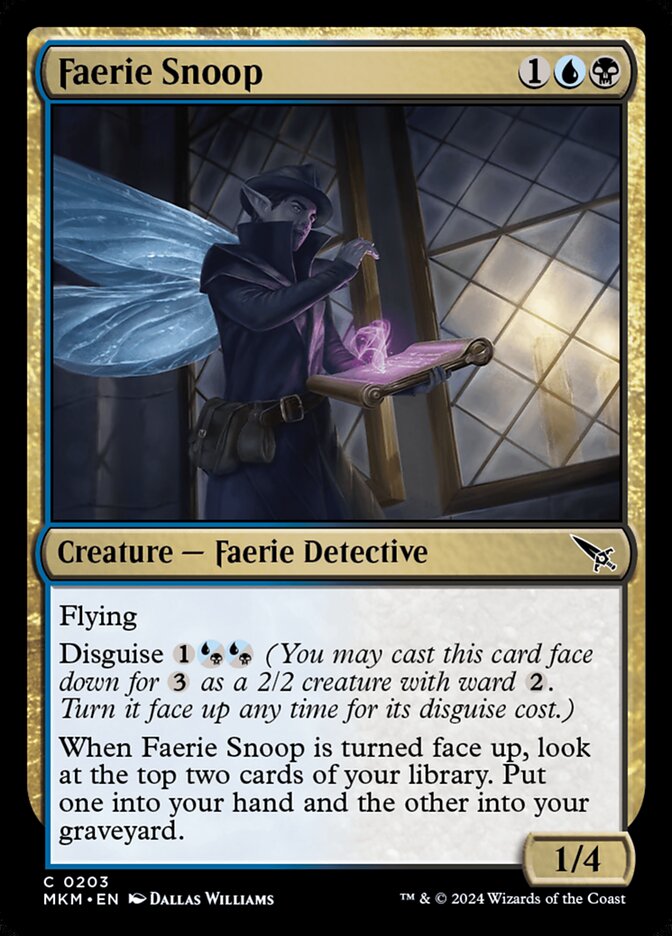 Card Scan of Faerie Snoop | MKM