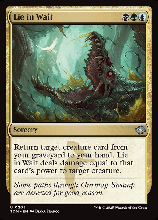 Card Scan of Lie in Wait | TDM