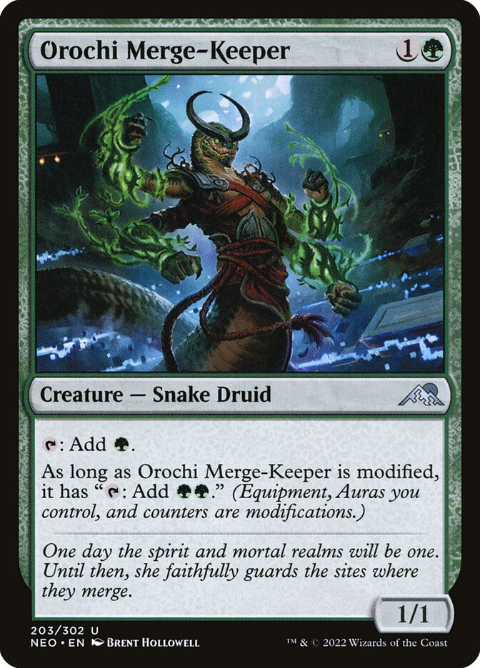Card Scan of Orochi Merge-Keeper | NEO