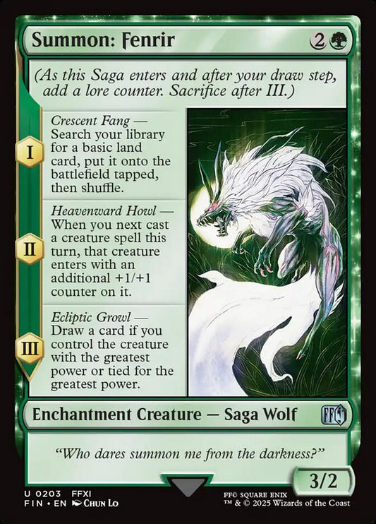 Summon: Fenrir | FIN