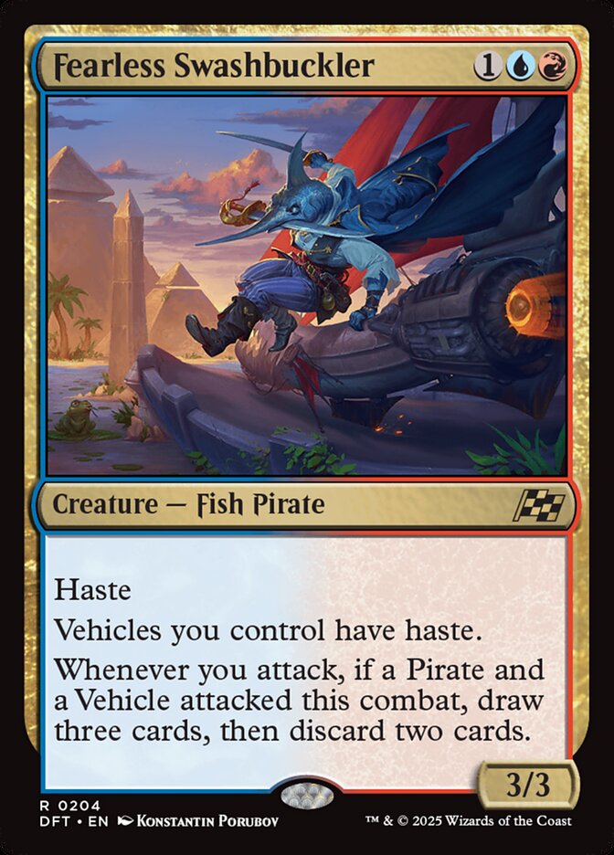 Card Scan of Fearless Swashbuckler | DFT