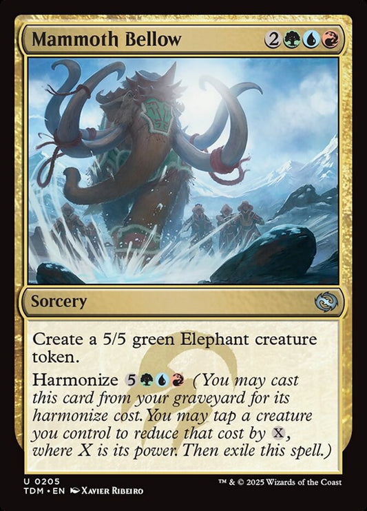 Mammoth Bellow | TDM