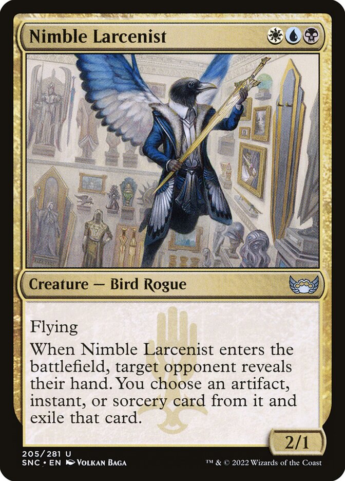 Card Scan of Nimble Larcenist | SNC