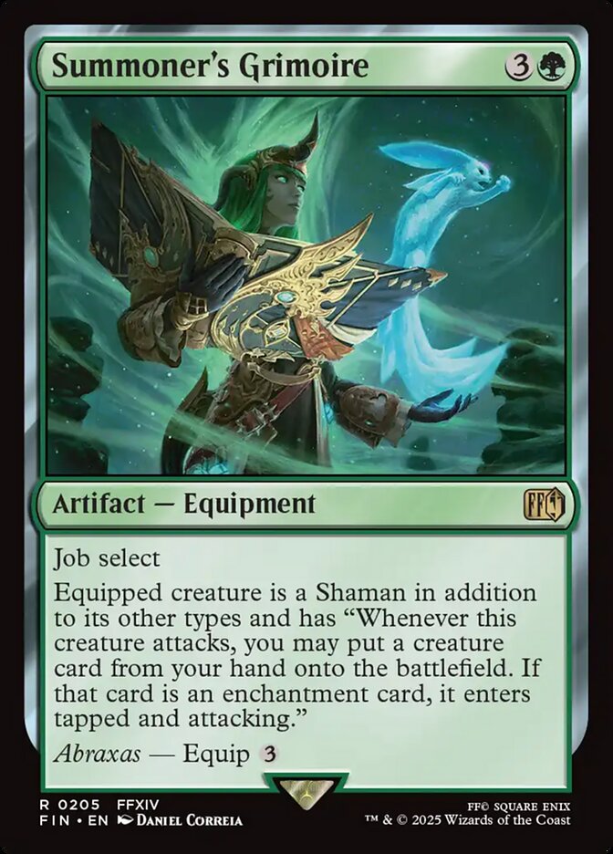 Card Scan of Summoner's Grimoire | FIN