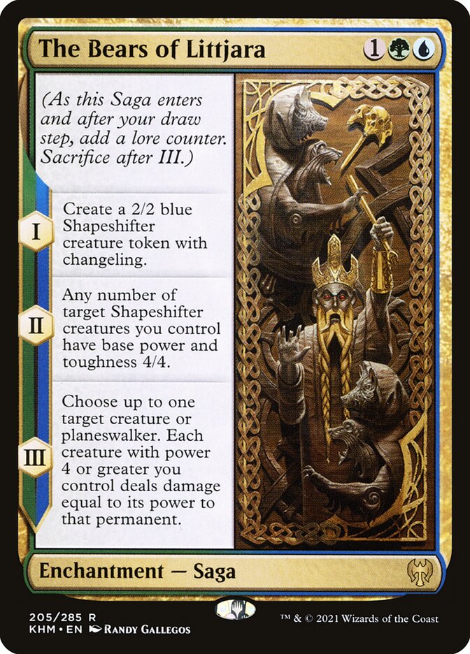 Card Scan of The Bears of Littjara | KHM