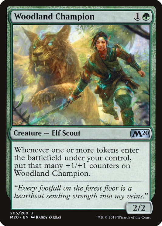 Card Scan of Woodland Champion | M20
