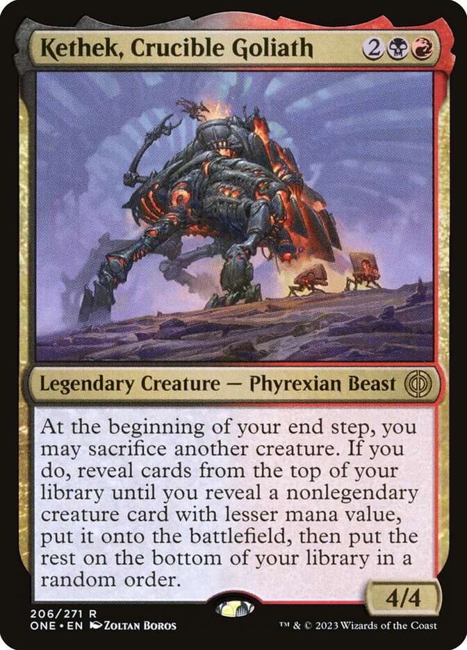 Card Scan of Kethek, Crucible Goliath | ONE