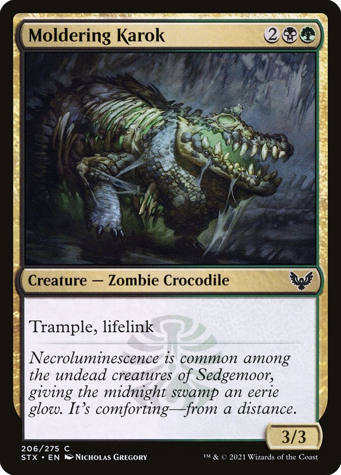 Card Scan of Moldering Karok | STX