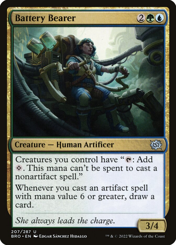Card Scan of Battery Bearer | BRO