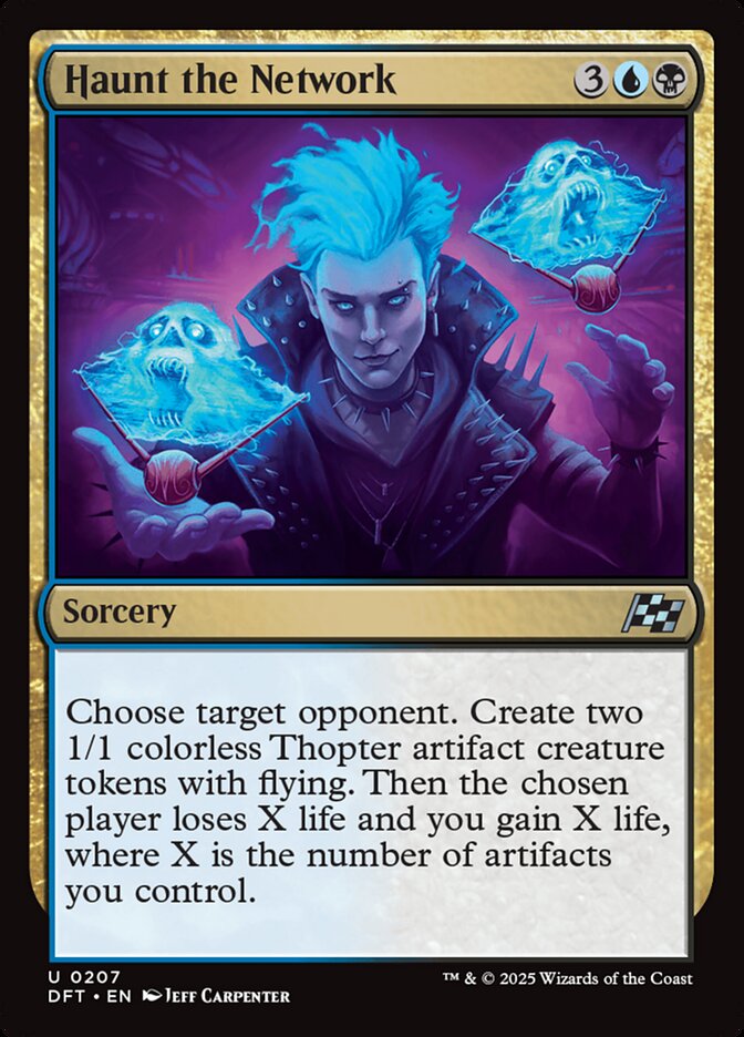 Card Scan of Haunt the Network | DFT