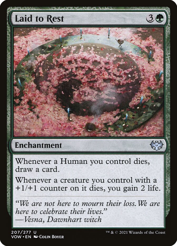 Card Scan of Laid to Rest | VOW