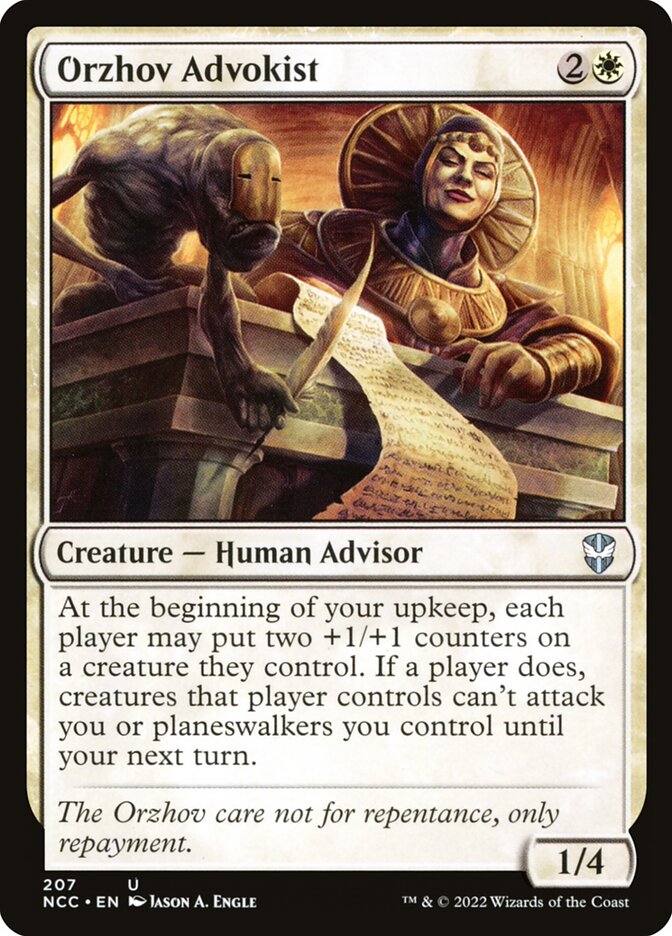 Orzhov Advokist Card Scan