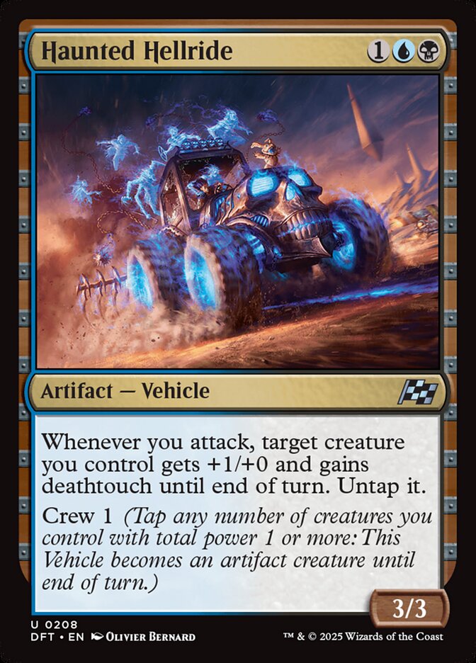 Card Scan of Haunted Hellride | DFT