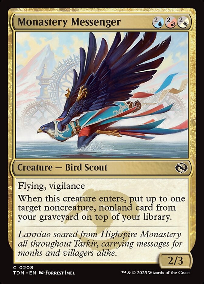 Card Scan of Monastery Messenger | TDM