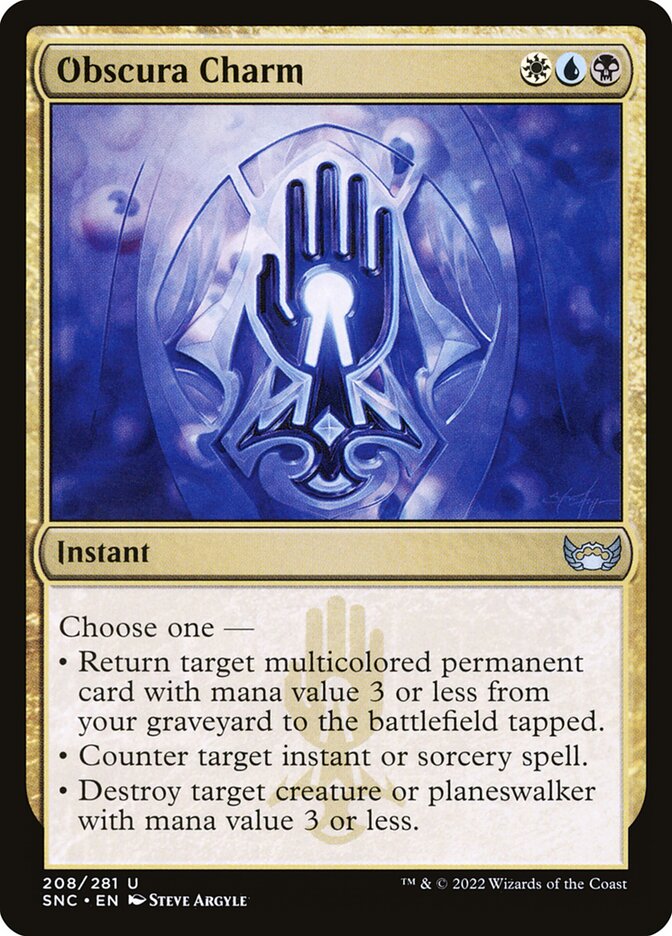 Obscura Charm | SNC - Card Scan