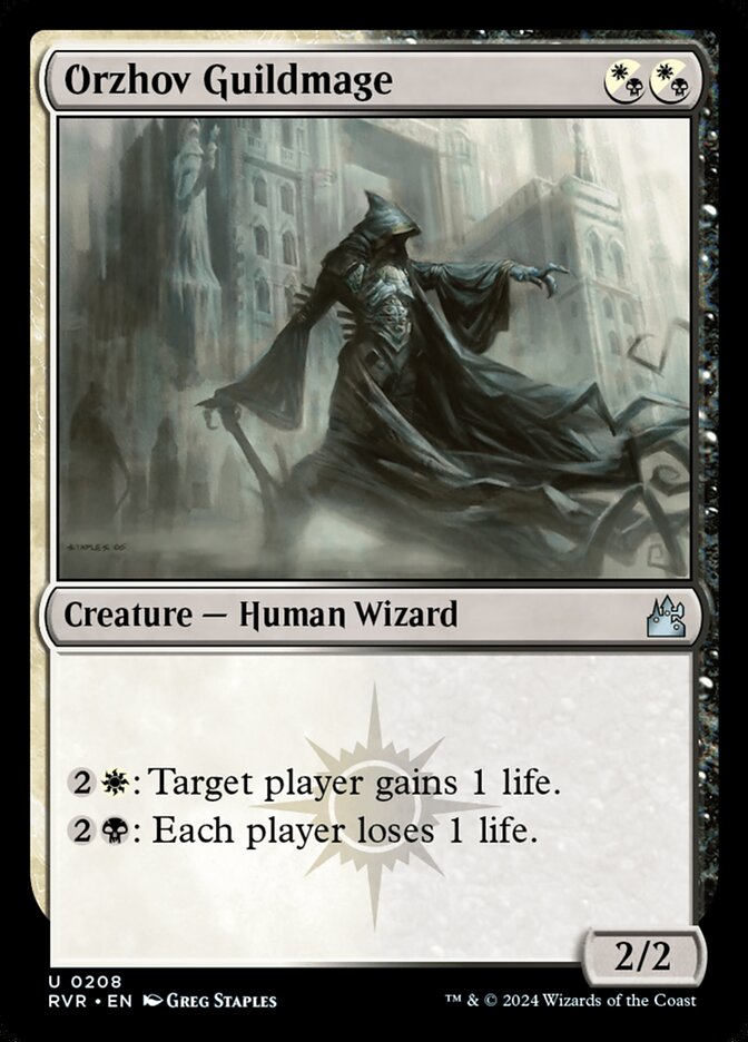 Card Scan of Orzhov Guildmage | RVR
