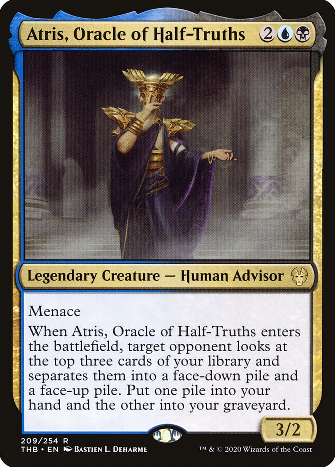 Card Scan of Atris, Oracle of Half-Truths | THB