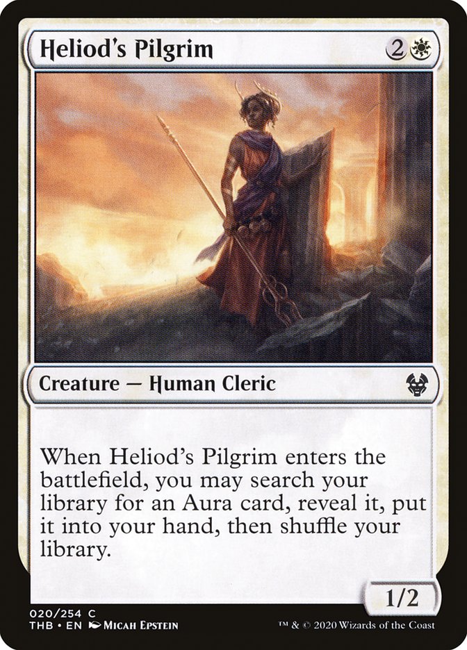 Card Scan of Heliod's Pilgrim | THB