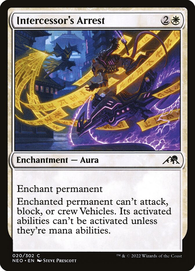 Card Scan of Intercessor's Arrest | NEO