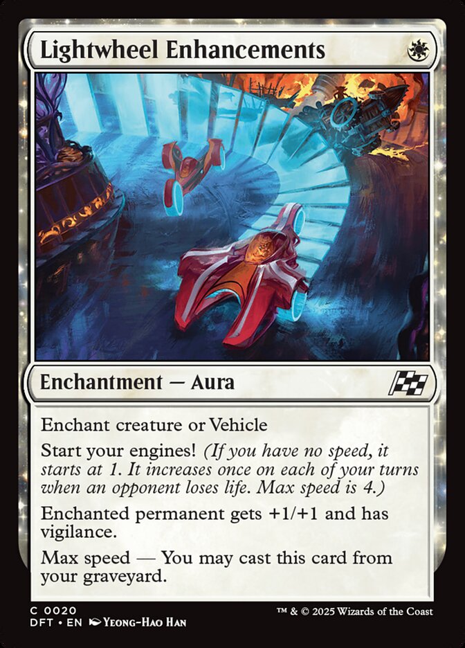 Card Scan of Lightwheel Enhancements | DFT