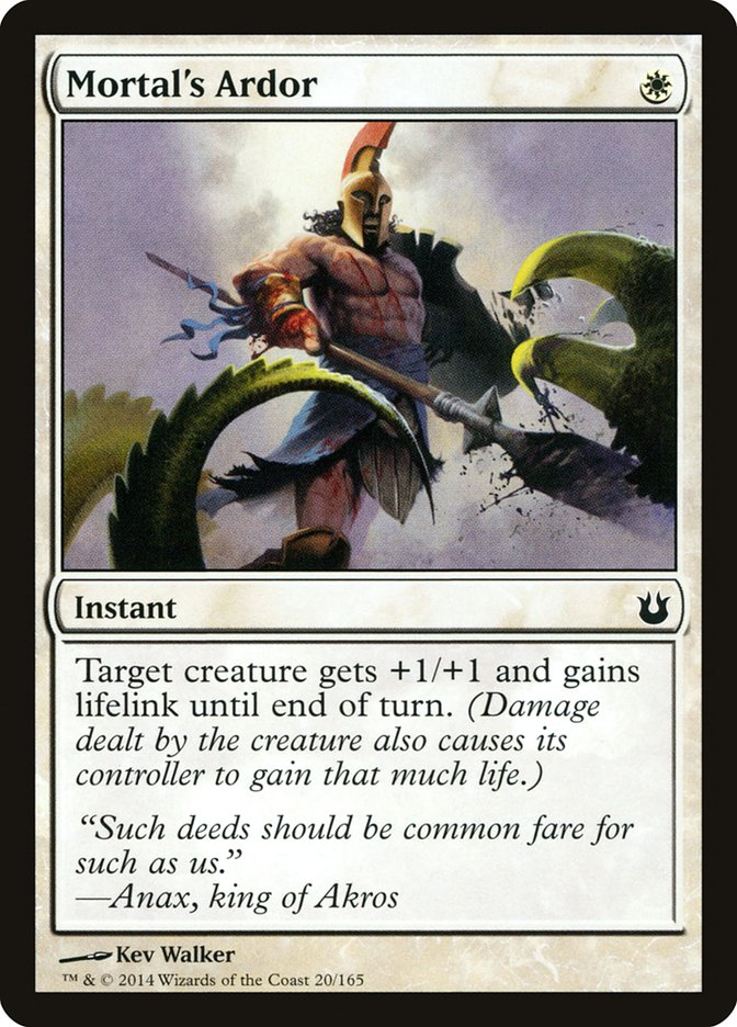 Card Scan of Mortal's Ardor | BNG
