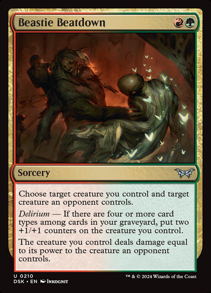 Card Scan of Beastie Beatdown | DSK