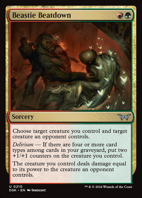 Card Scan of Beastie Beatdown | DSK