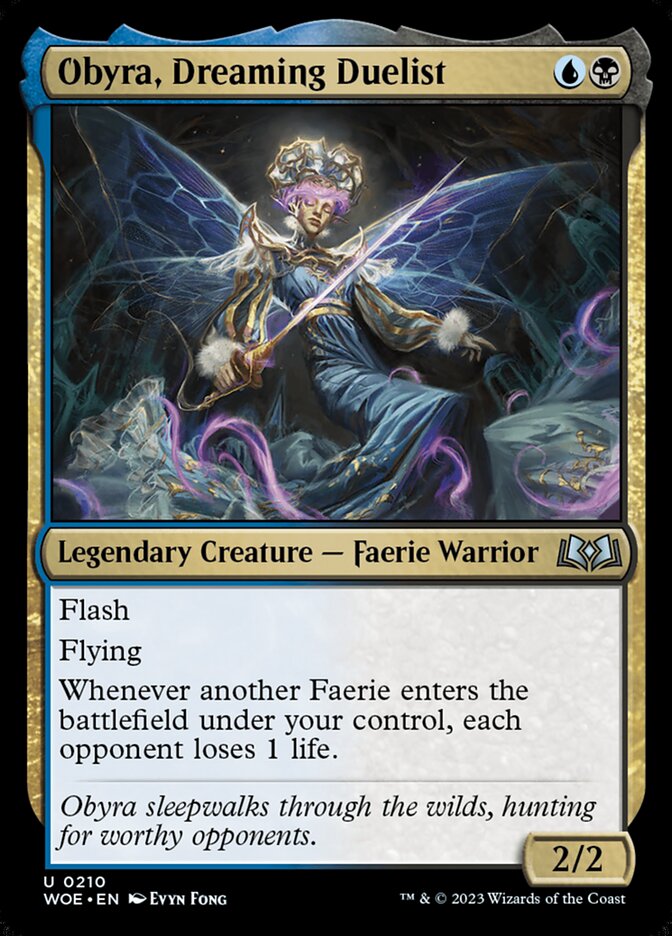 Card Scan of Obyra, Dreaming Duelist | WOE