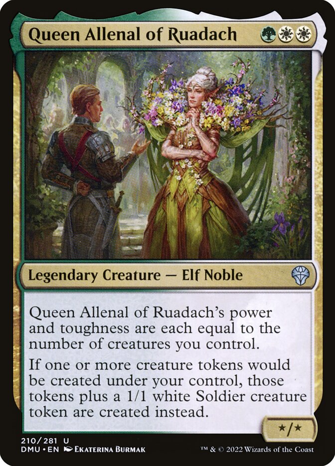 Card Scan of Queen Allenal of Ruadach | DMU