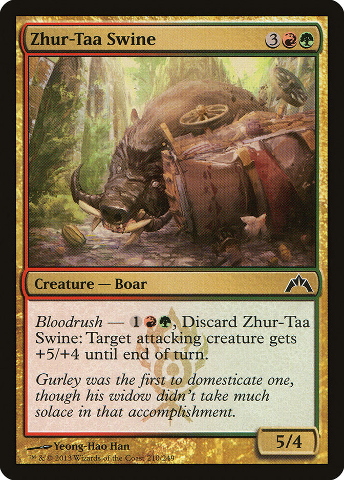 Card Scan of Zhur-Taa Swine | GTC
