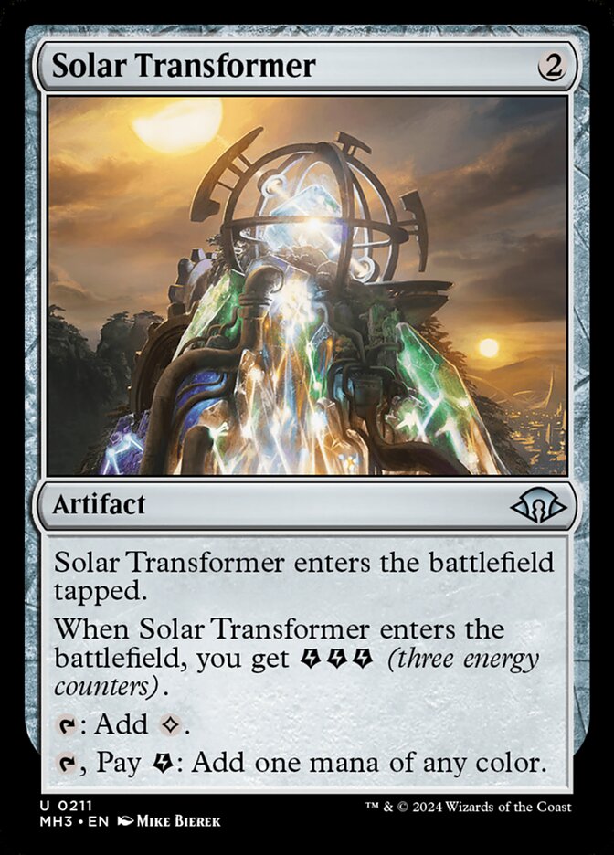 Card Scan of Solar Transformer | MH3