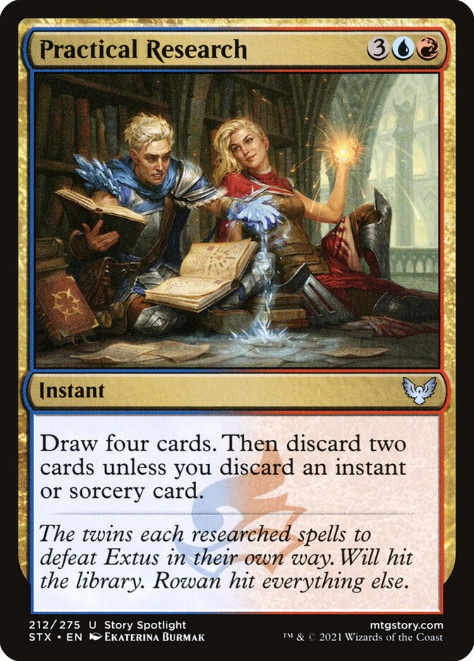 Card Scan of Practical Research | STX