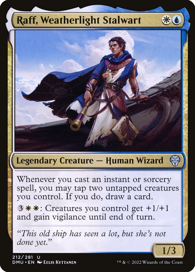 Card Scan of Raff, Weatherlight Stalwart | DMU