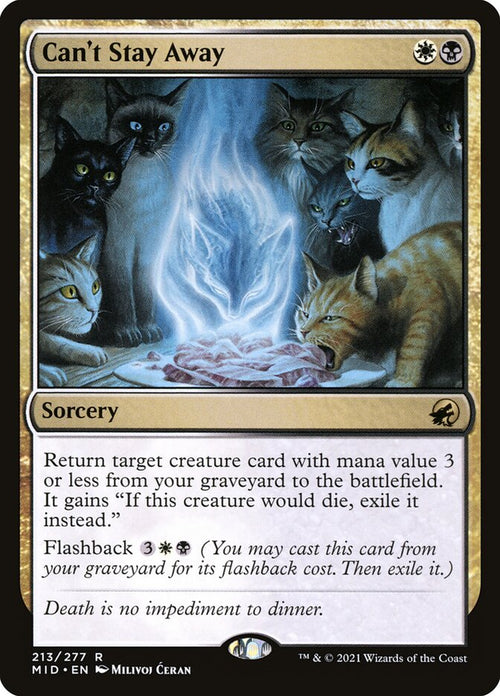 Card Scan of Can't Stay Away | MID